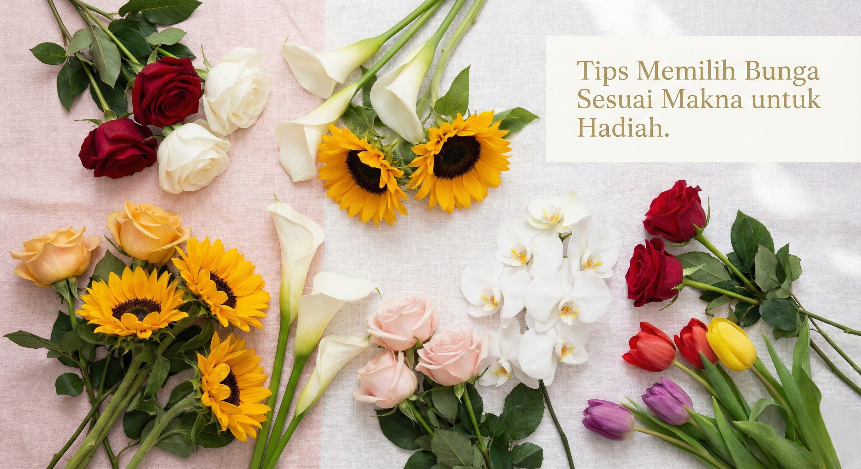 Tips memilih bunga sesuai makna untuk hadiah